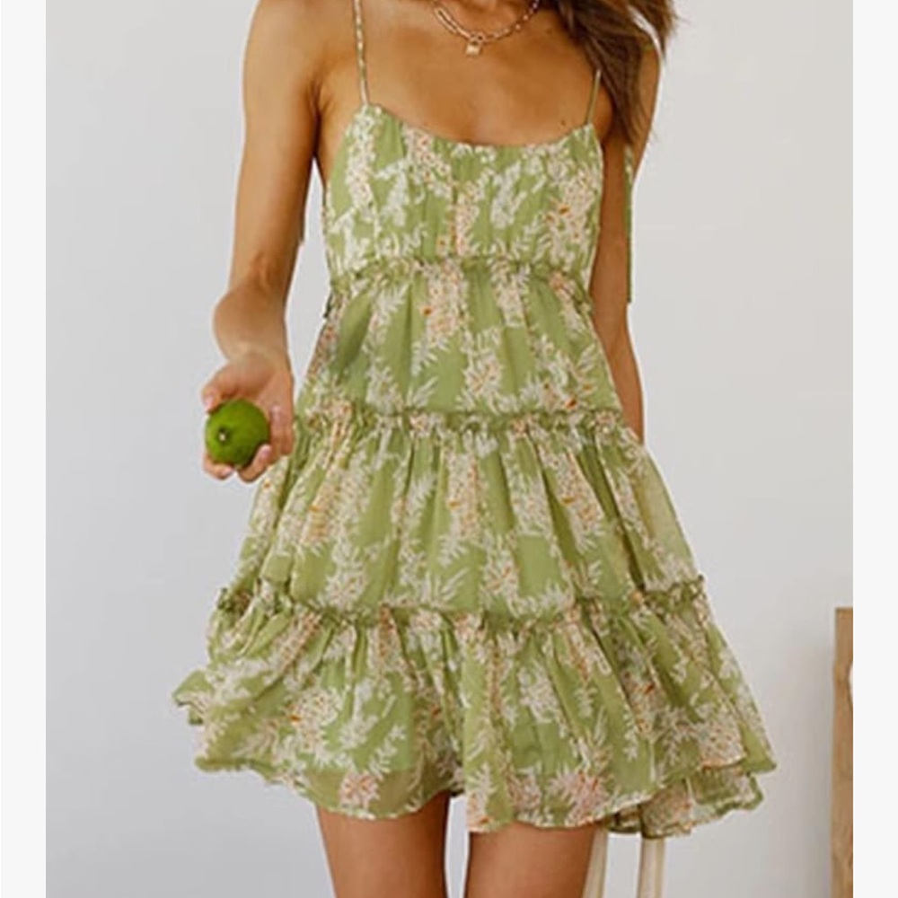Mansy Womens Floral Dress